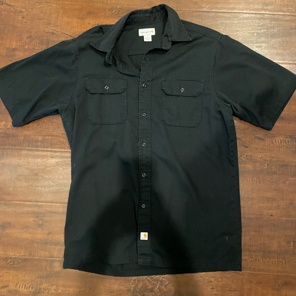 Carhartt Black Work Short Sleeve Shirt - L